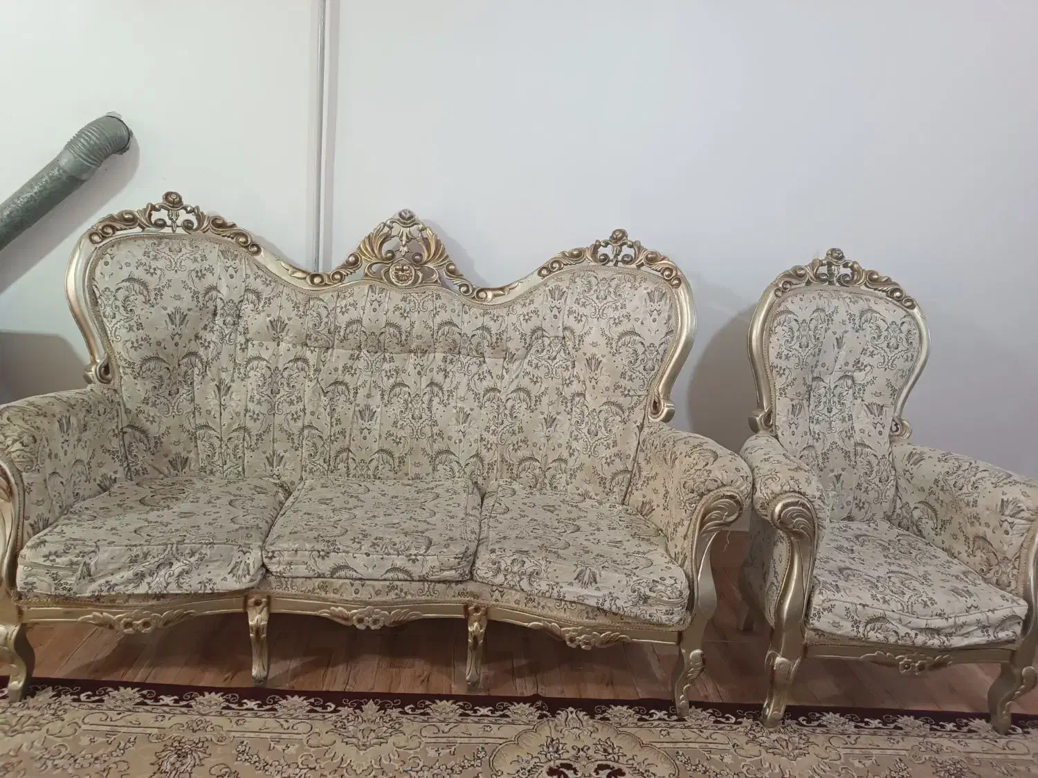 مبل سلطنتی|مبلمان خانگی و میز عسلی|گنبد کاووس, |دیوار