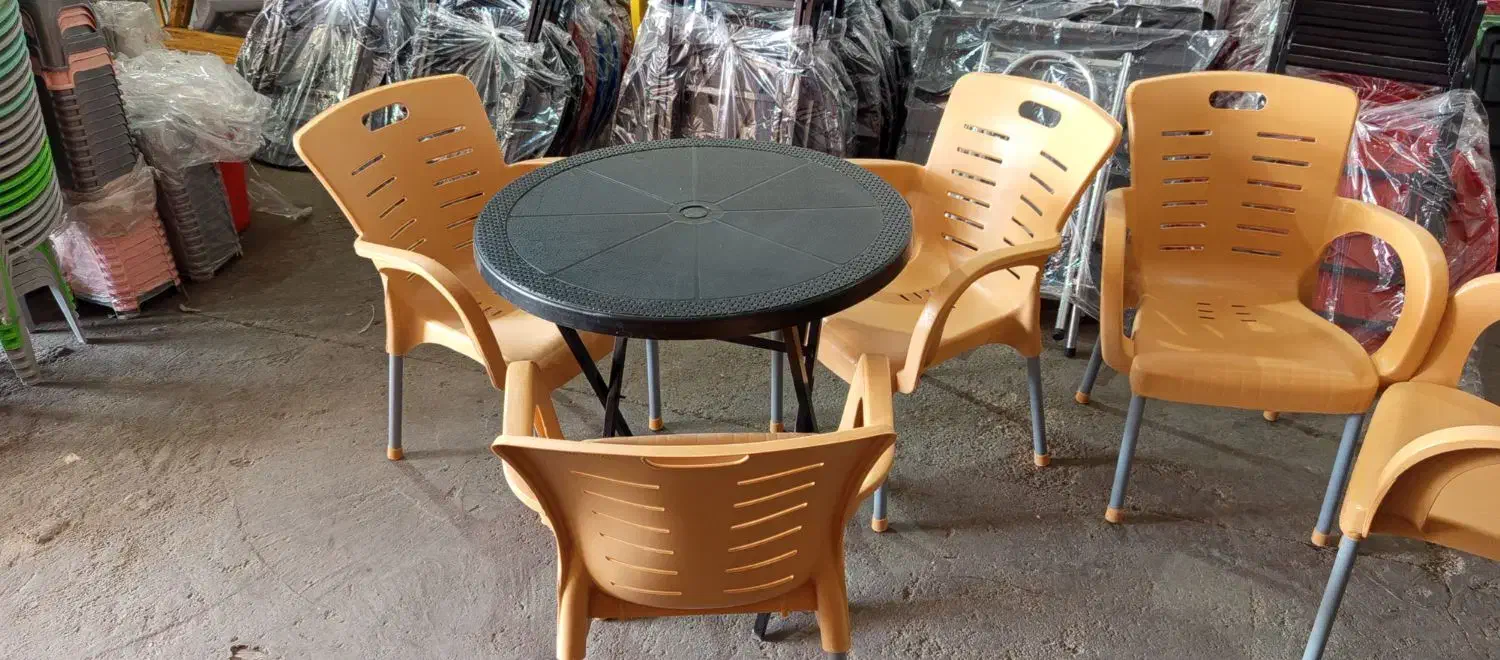 صندلی پلاستیکی طرح 6 خط پایه فلزی|صندلی و نیمکت|اهواز, ناحیه صنعتی کارون|دیوار