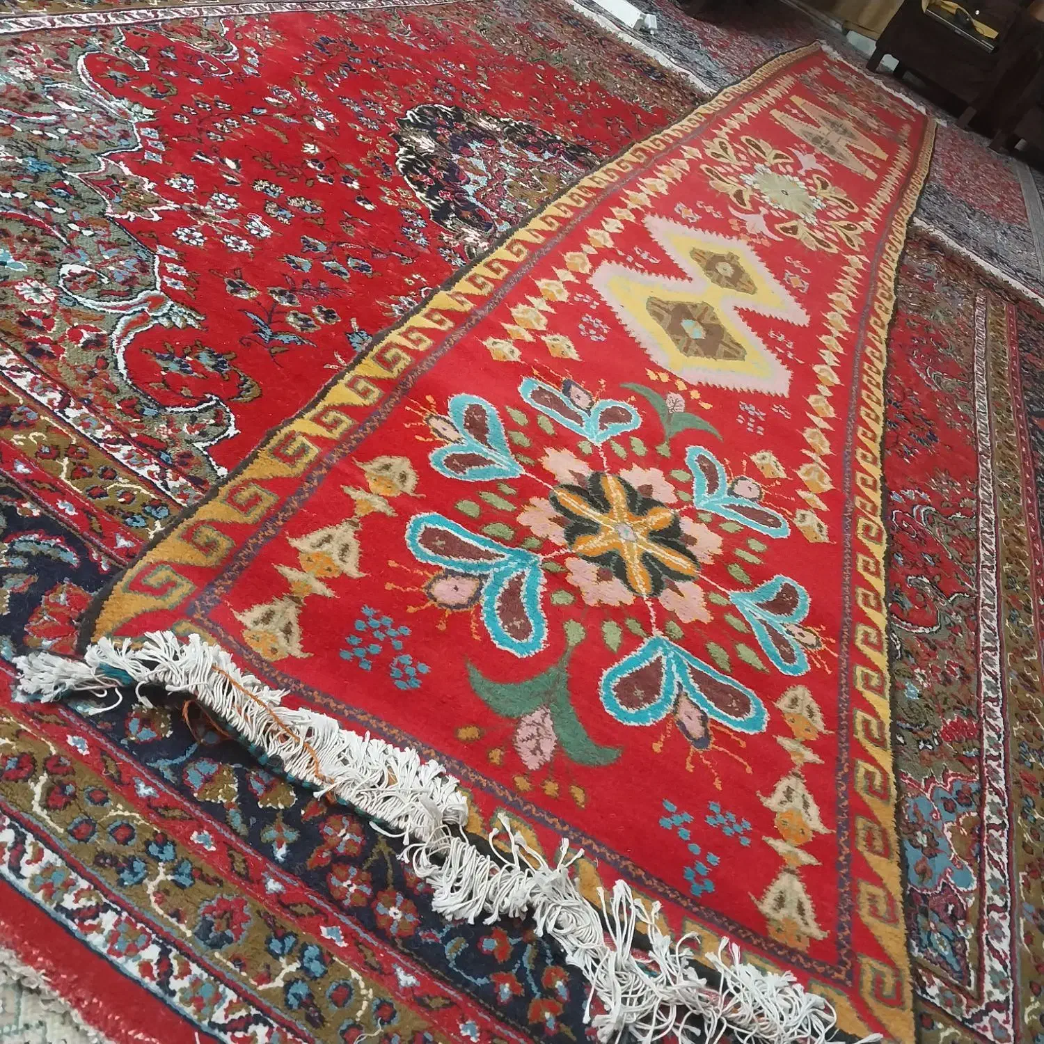 فرش|فرش|اندیکا, |دیوار