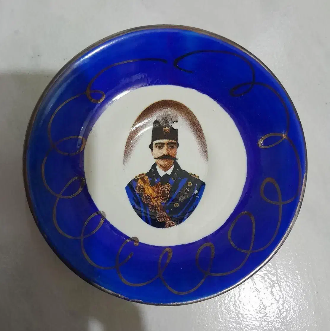 زیر استکان قدیمی|کلکسیون اشیاء عتیقه|کرمانشاه, |دیوار