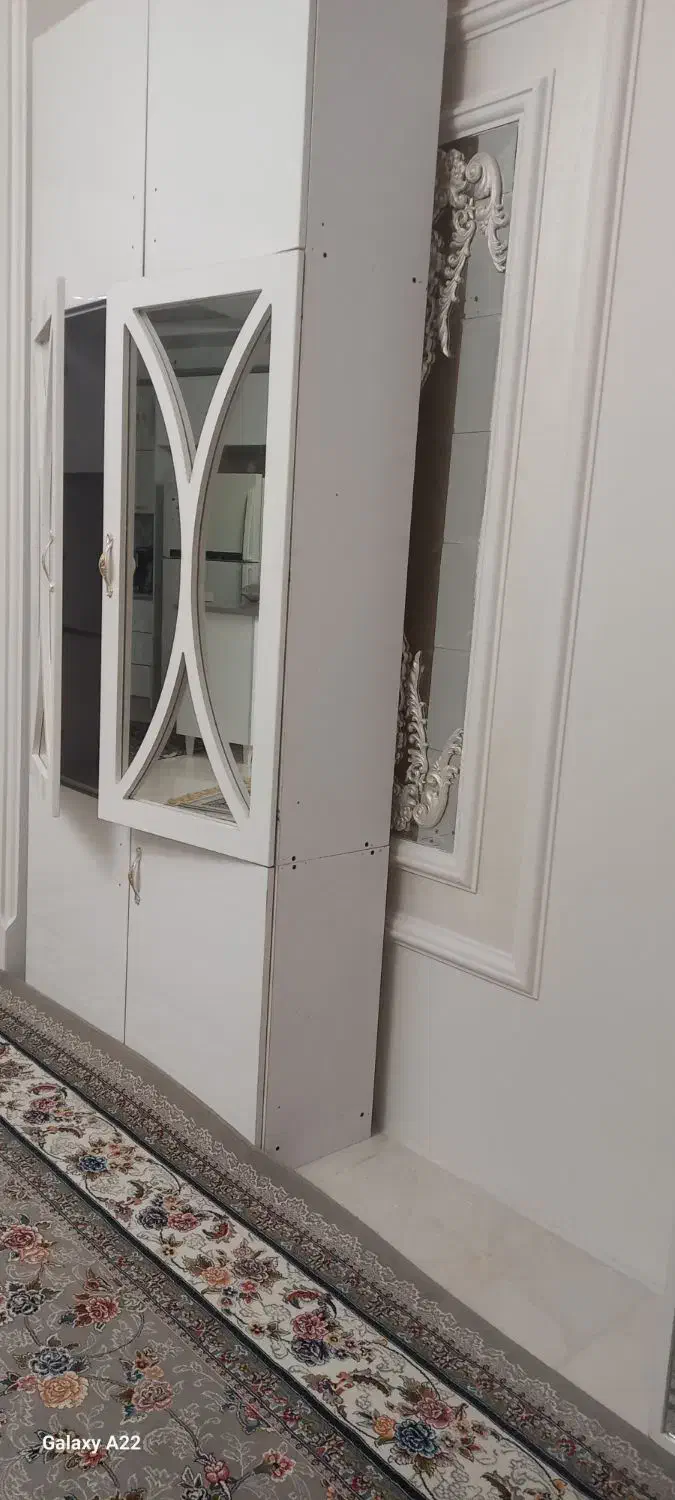 کمد دیواری درحد نو جنسش های گلس|جاکفشی، کمد، دراور|مشکیندشت, |دیوار