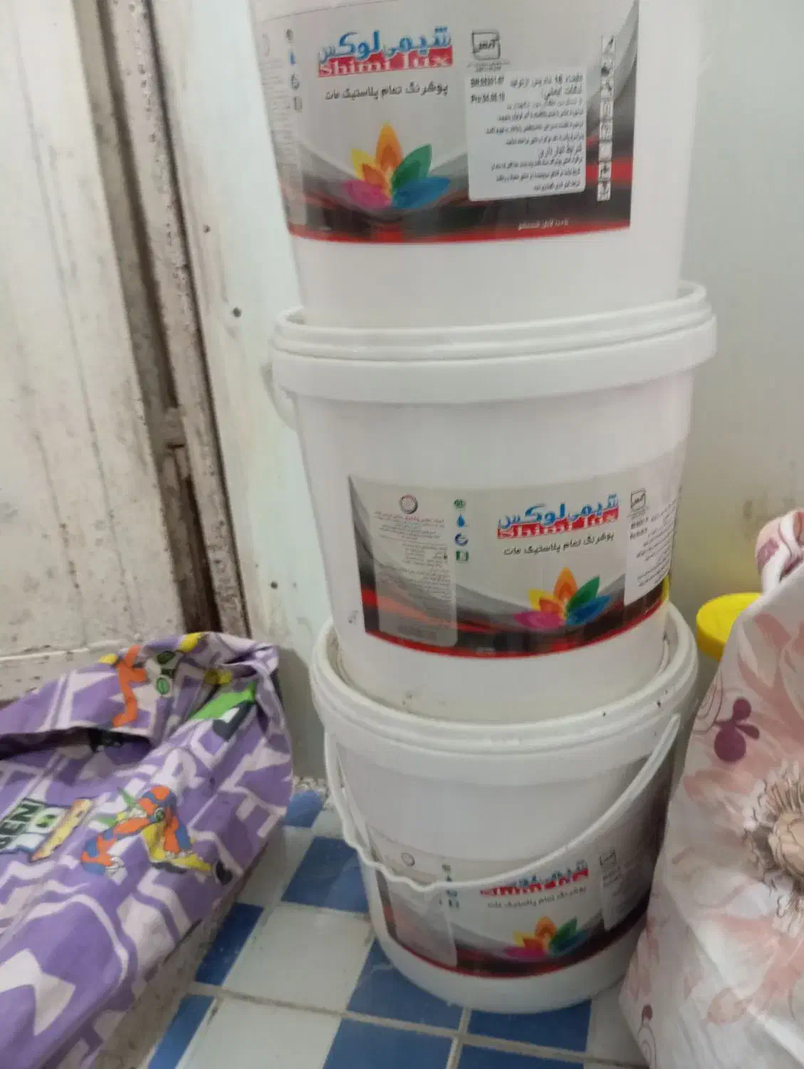 رنگ شیمی لوکس تمام پلاستیک|مصالح و تجهیزات ساختمان|رشت, دباغیان|دیوار