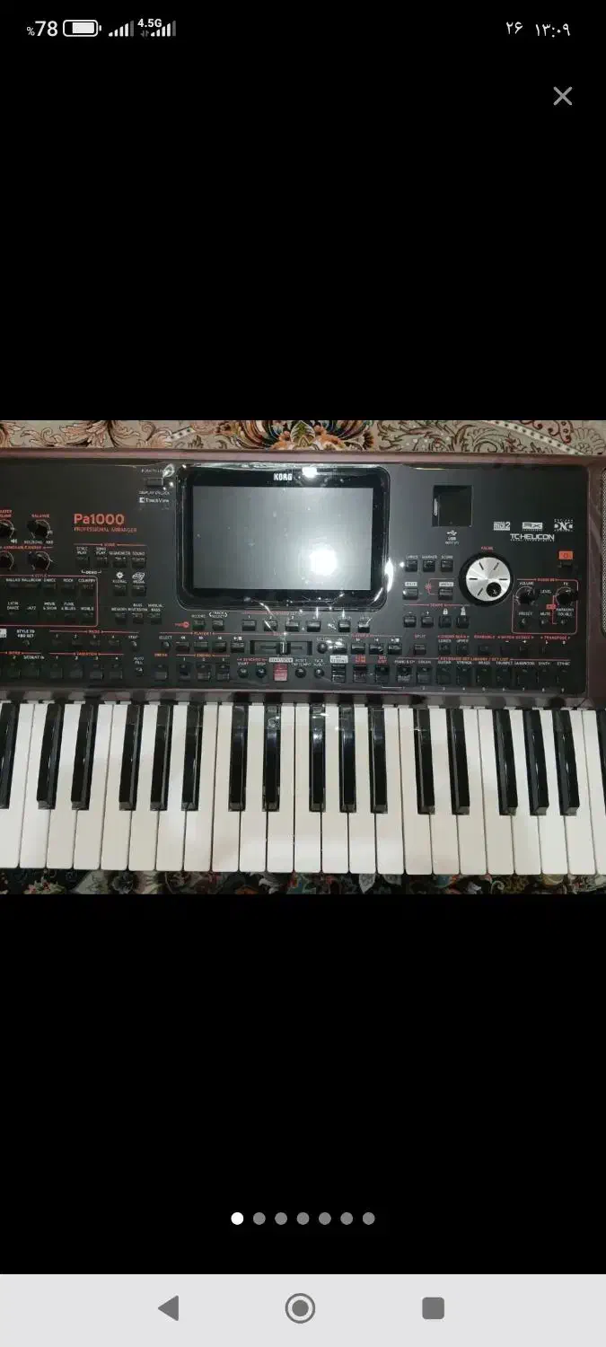 کرگ pa1000 استثنایی|پیانو، کیبورد، آکاردئون|سقز, |دیوار
