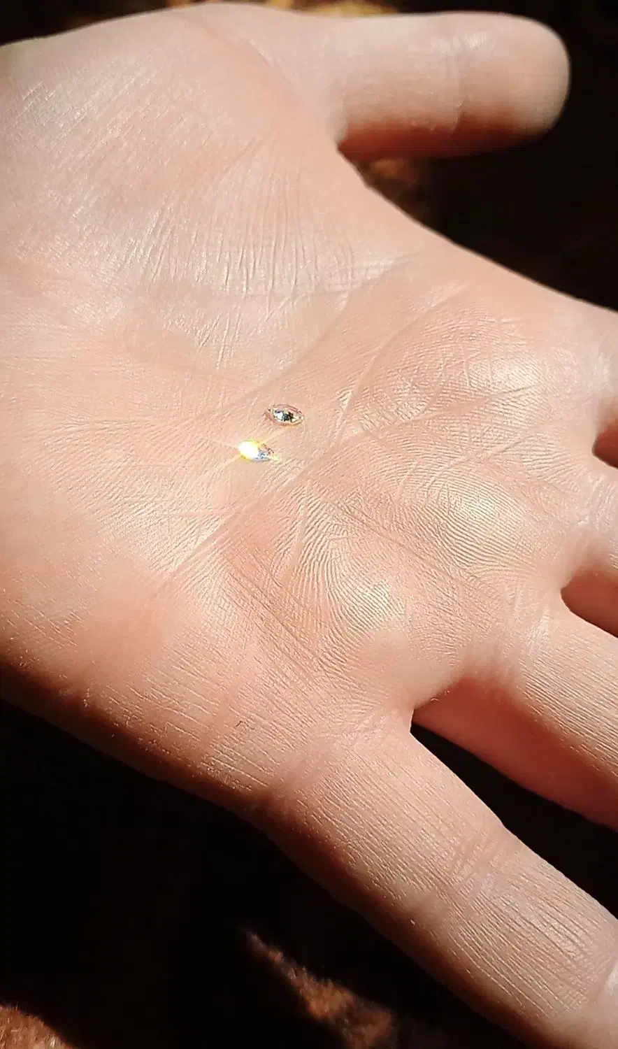 الماس سفید نچرال قدیمی گریدD|جواهرات|کرمانشاه, |دیوار