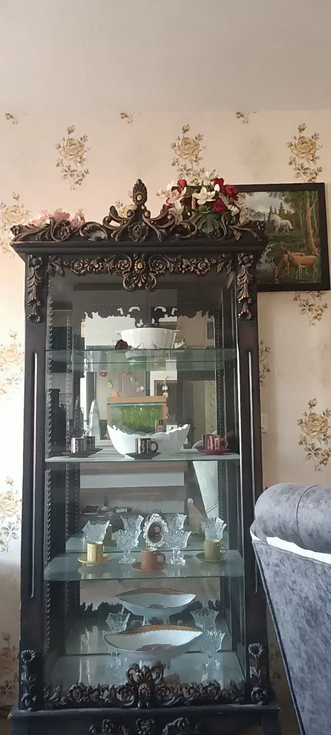 بوفه|بوفه، ویترین، کنسول|تاکستان, |دیوار