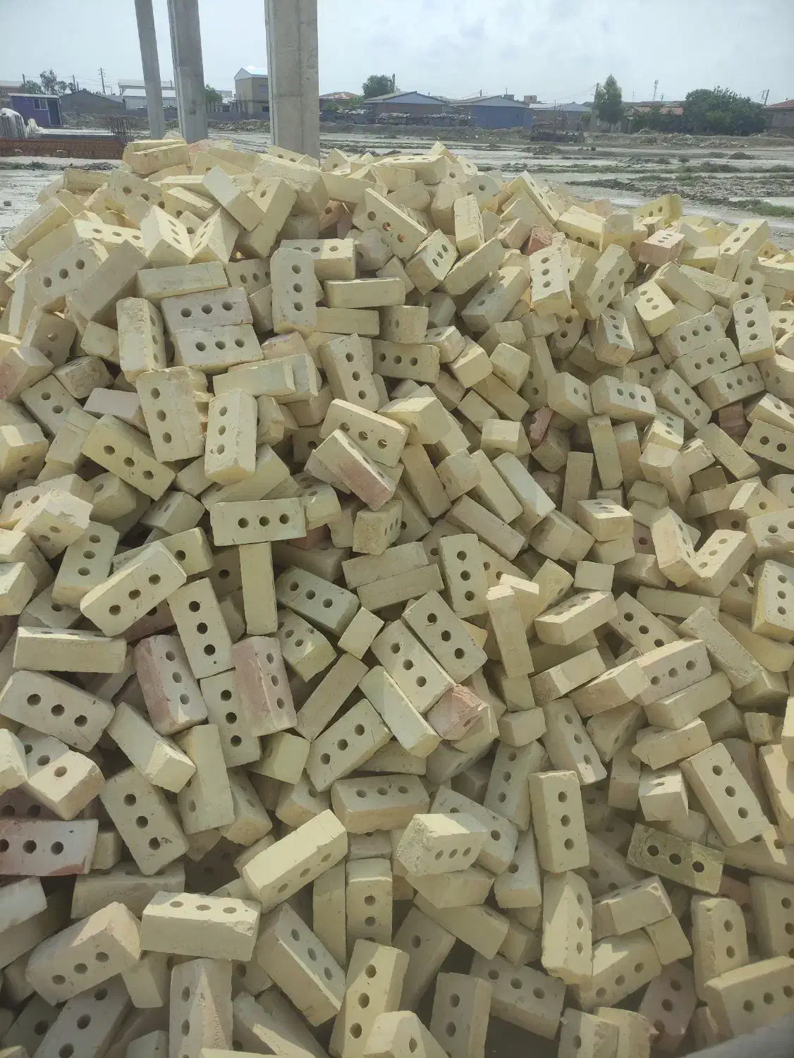 انواع آجر ده سوراخ|مصالح و تجهیزات ساختمان|آزادشهر, |دیوار