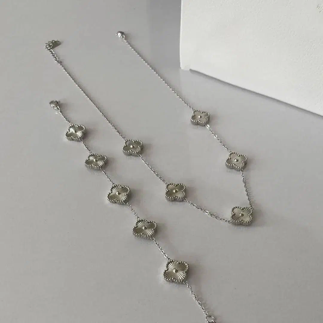 دستبند وگردن بند استیل ون کلیف|بدلیجات|زرند, |دیوار