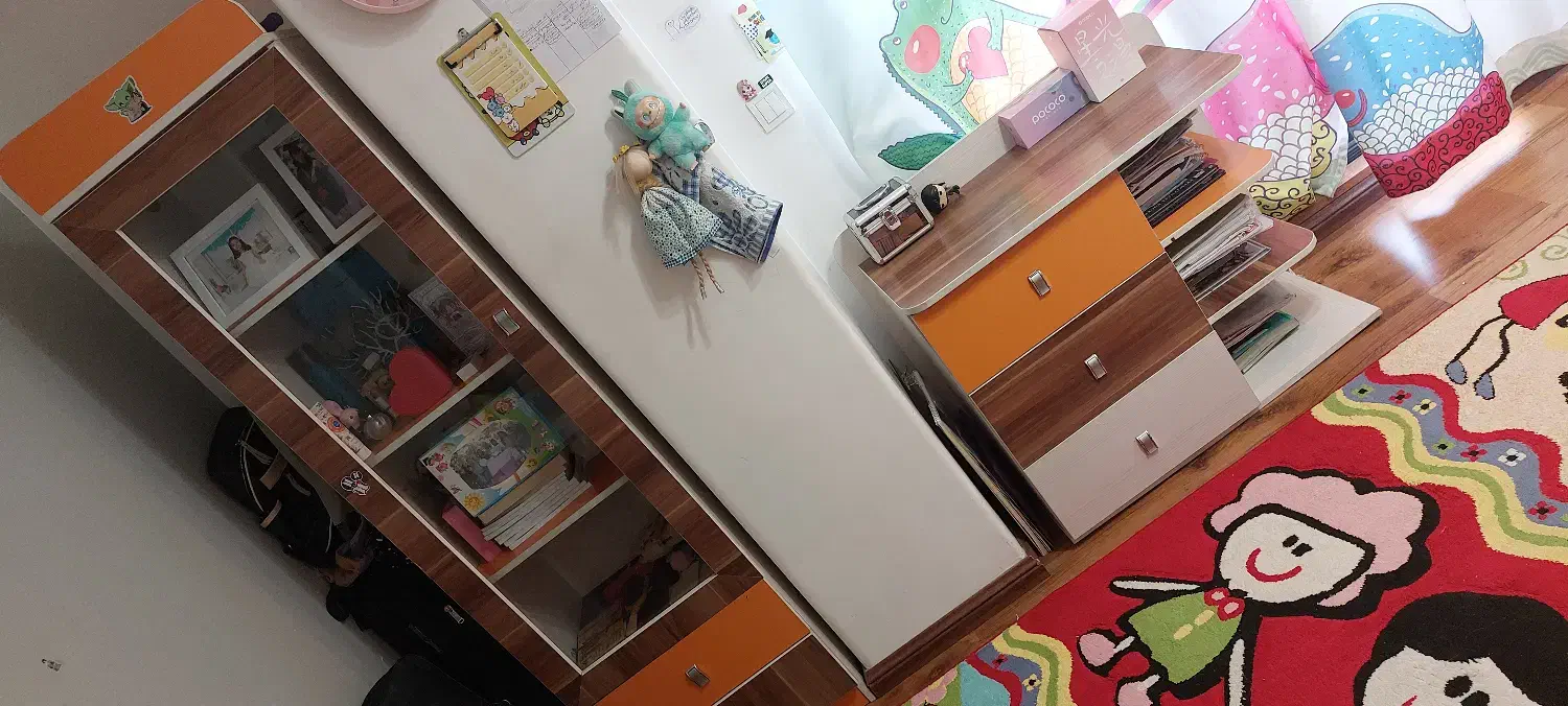 جا لباسی بوفه ودراور و جا کتابی|جاکفشی، کمد، دراور|تهران, آبشار تهران (دریاچه)|دیوار