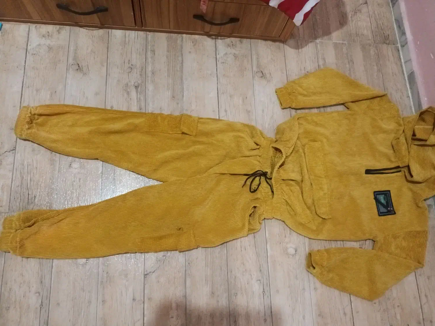 ست هودی شلوار مخمل کبریتی|لباس|مشکین‌دشت, |دیوار