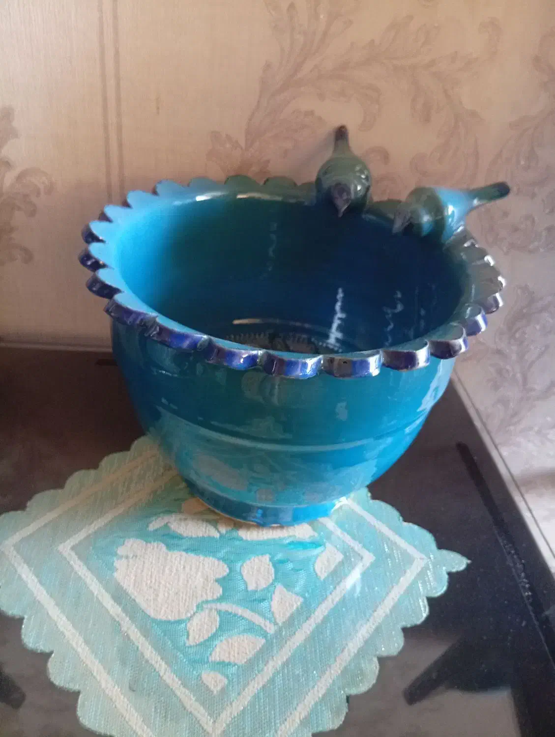 میوه خوری سفالی. آجیل خوری . فانوس|صنایع دستی و سایر لوازم تزئینی|فردیس, شهرک شهید حسینی|دیوار