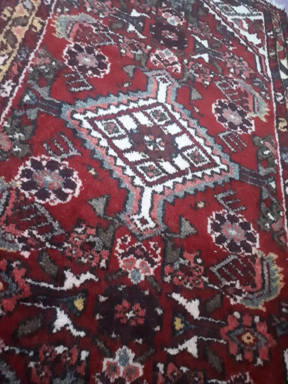 ۴ تا فرش کناره دستباف ۲ جفت میشن|پادری|همدان, |دیوار