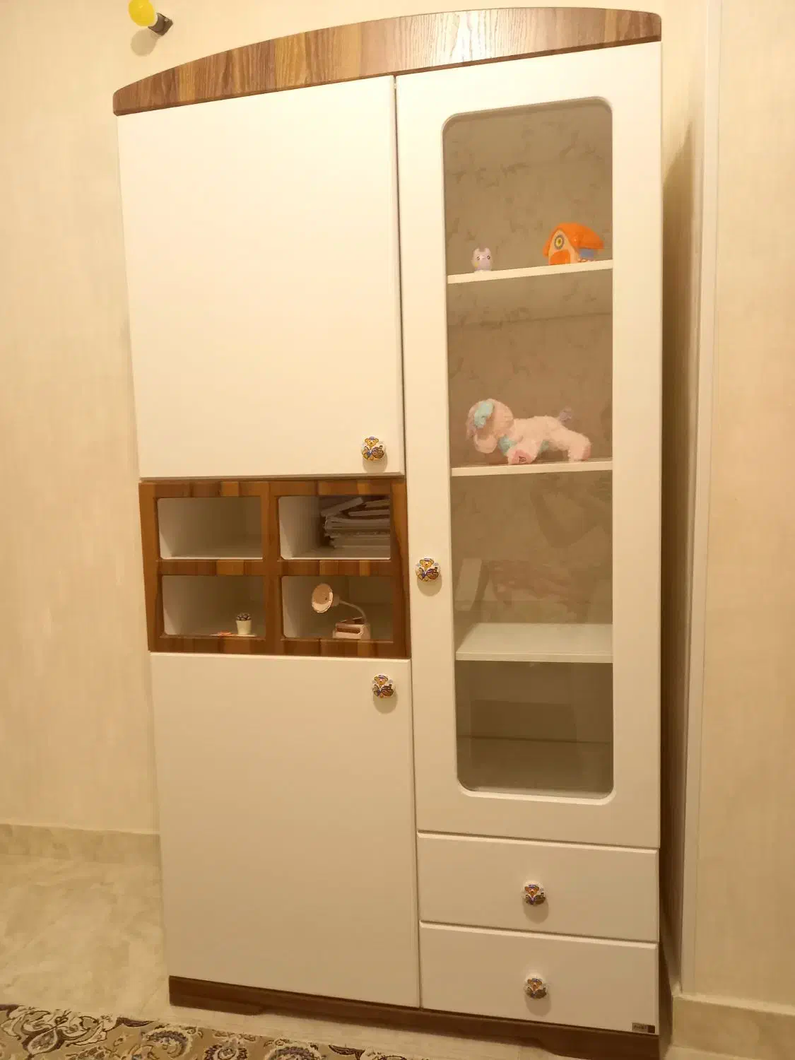 کمد اتاق کودک شرکتی آوند و بوفه چوبی|تخت و سرویس خواب|ارومیه, |دیوار