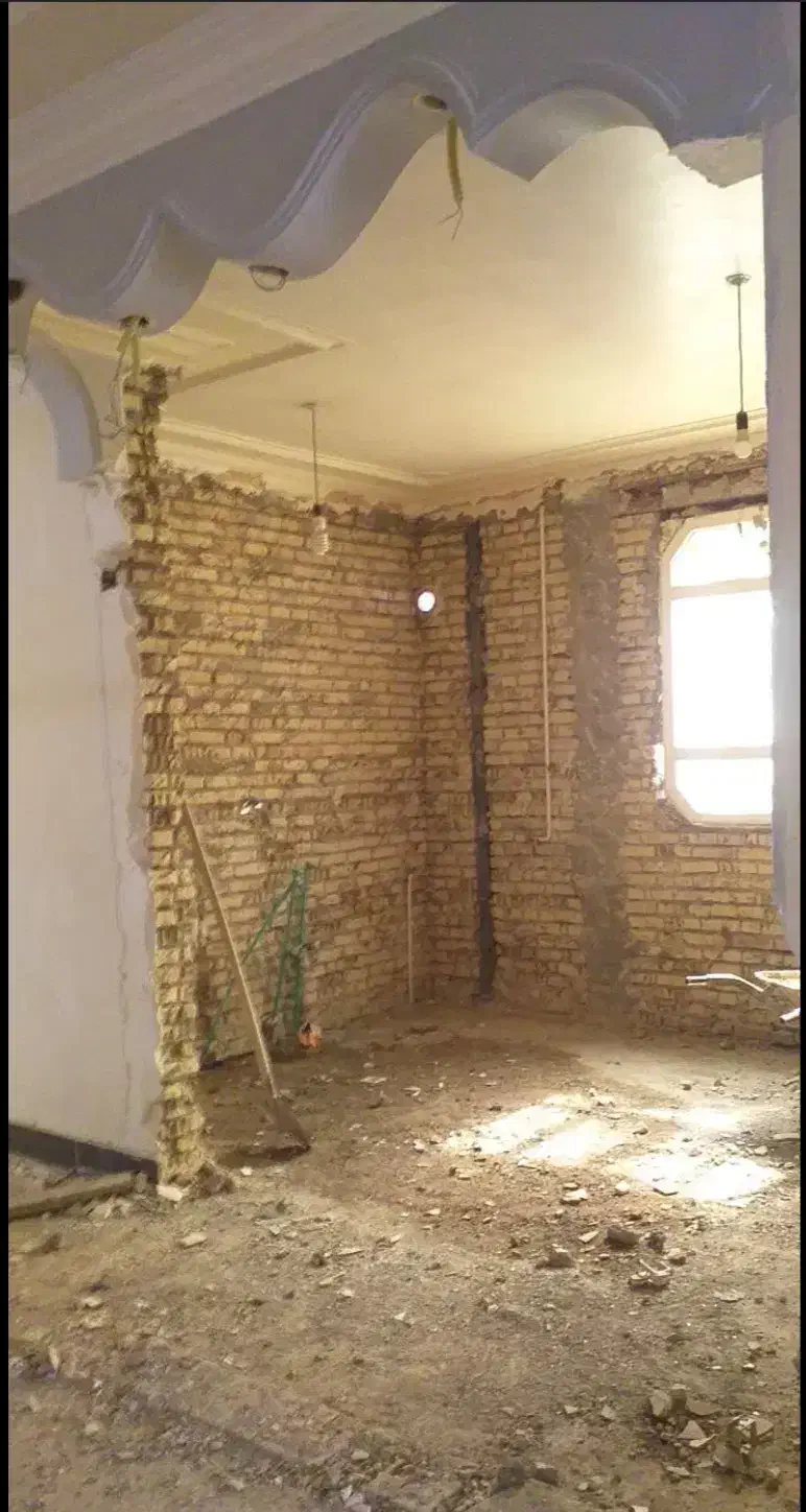 تخریب|خدمات پیشه و مهارت|آبدانان, |دیوار