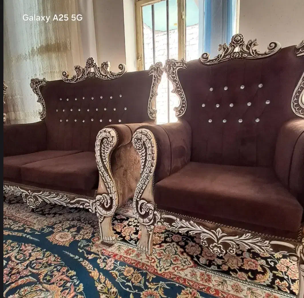 مبل ۷ نفره|مبلمان خانگی و میز عسلی|شهرضا, |دیوار