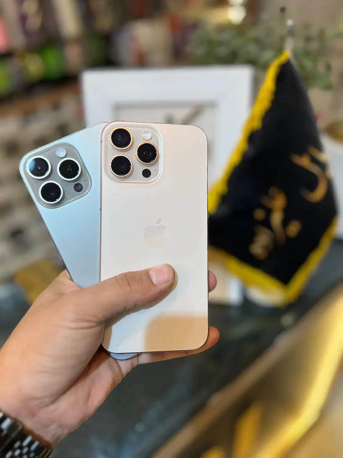 ایفون ۱۶ پرومکس بی نهایت تمیز سایکل ۶۰ و ۱۰۰|موبایل|نیشابور, هفده شهریور|دیوار