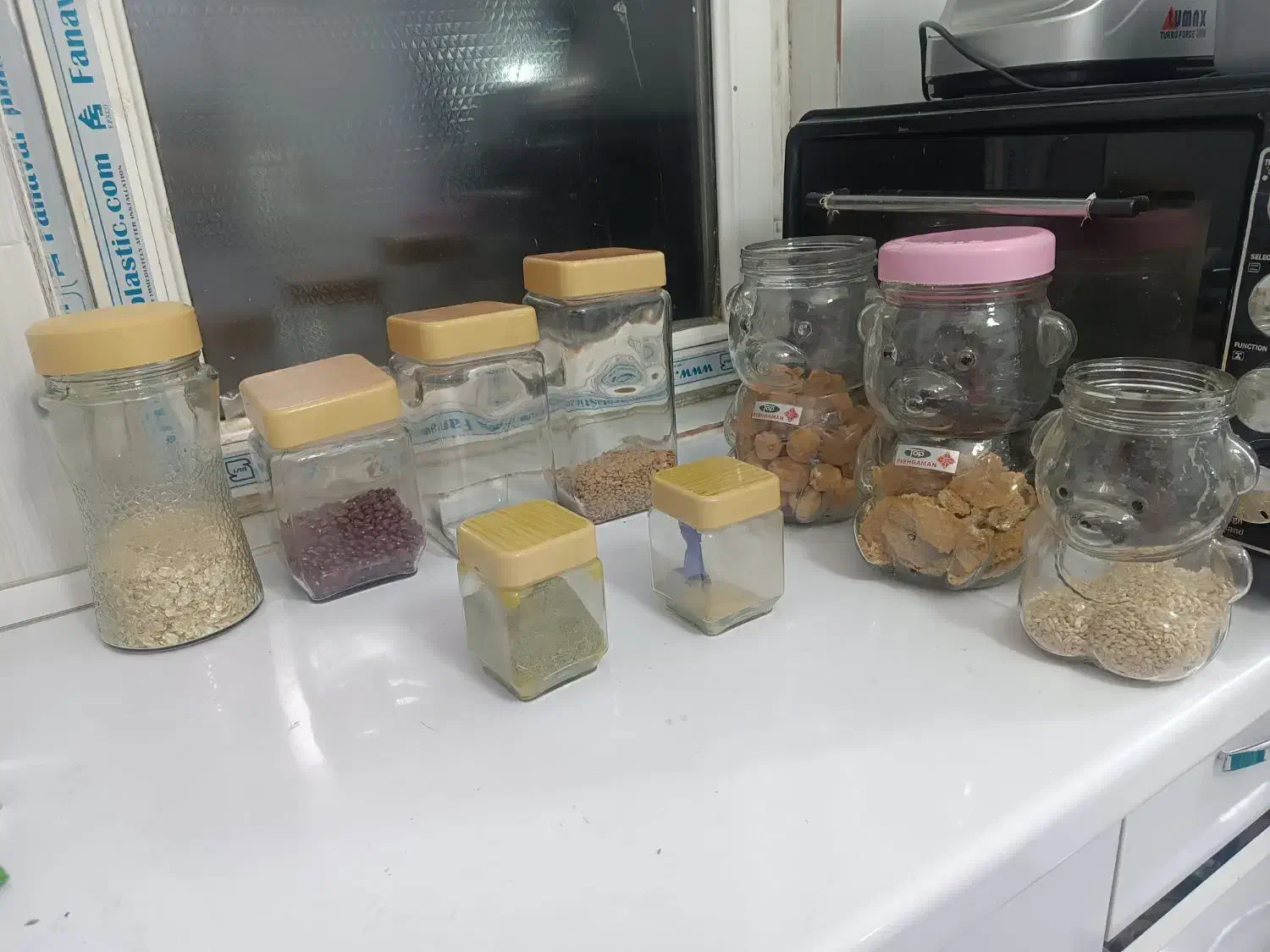 بانکه جای حبوبات|ظروف نگهدارنده، پلاستیکی، یک‌بارمصرف|کرمانشاه, |دیوار