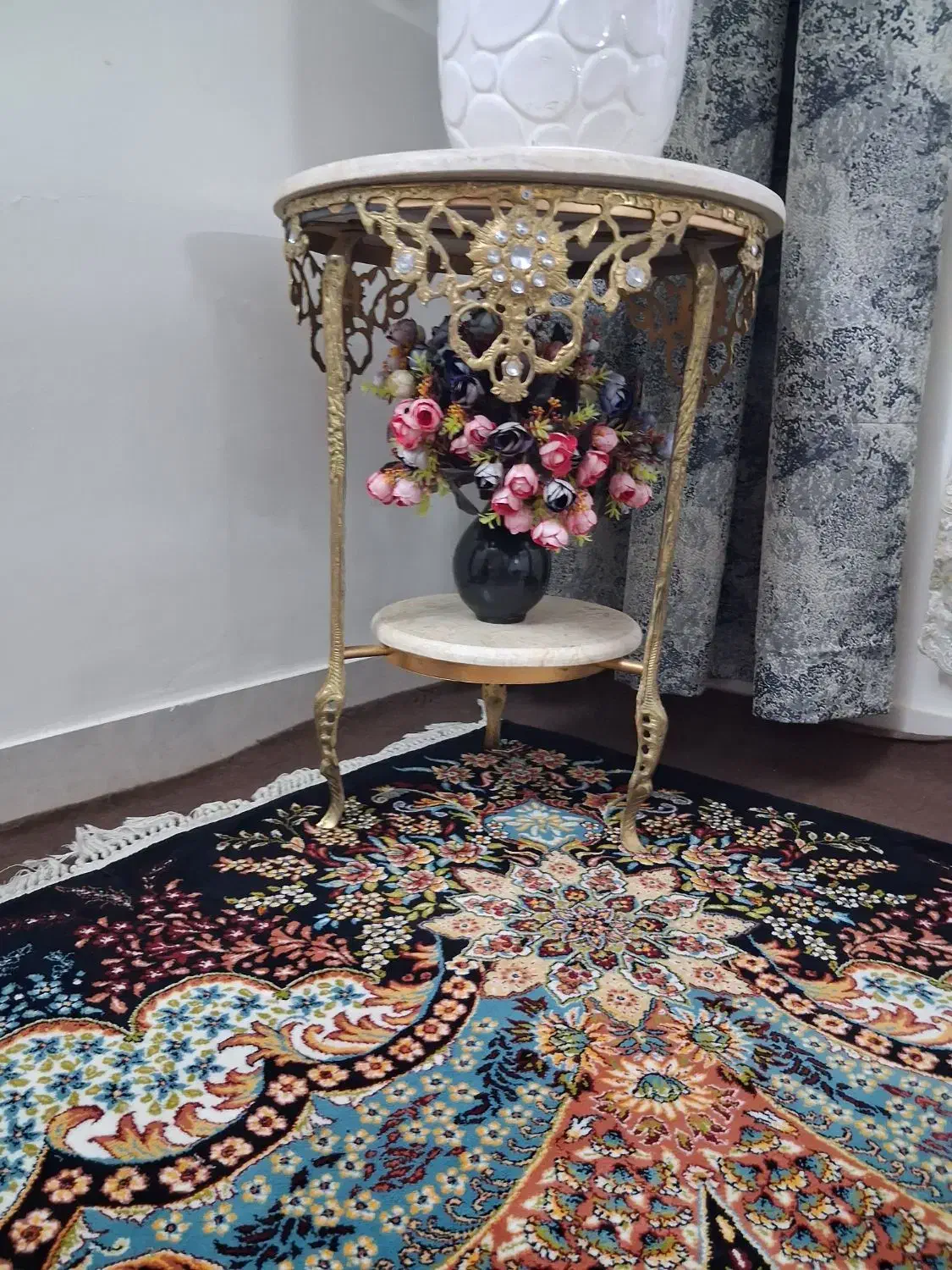 میز برنجی|صنایع دستی و سایر لوازم تزئینی|ابهر, |دیوار