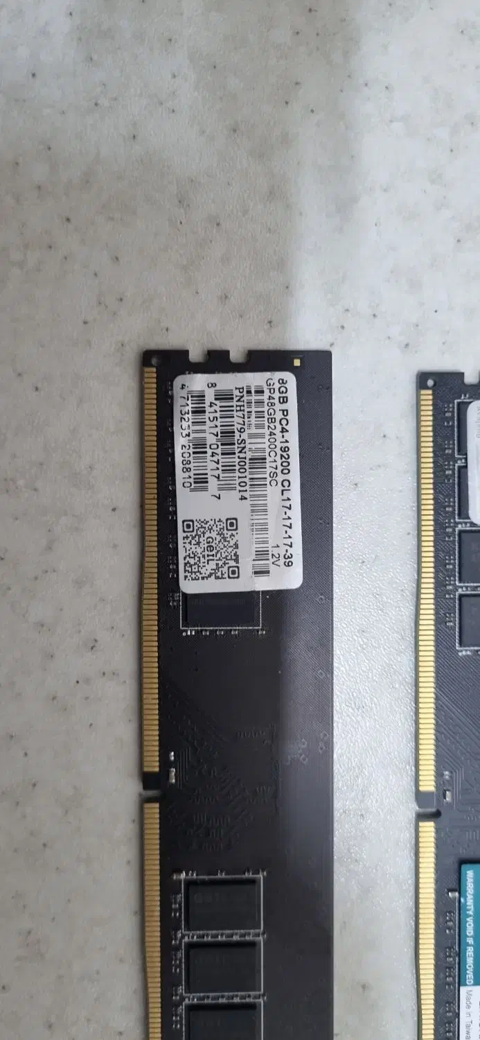 دو عدد رم ddr4 8g|قطعات و لوازم جانبی رایانه|تهران, شهرک طالقانی|دیوار