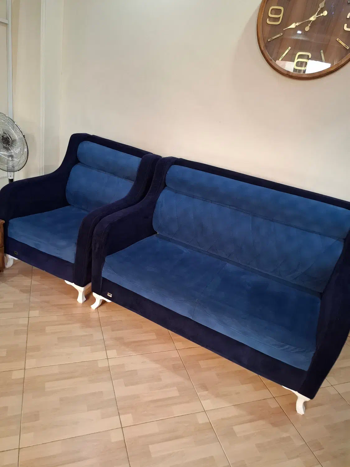 مبل ۹نفره با میز وسط و۴ تا عسلی|مبلمان خانگی و میز عسلی|آباده, |دیوار