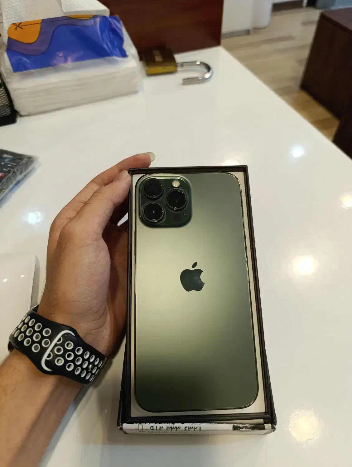 آیفون ۱۳ پرومکس سبز ۵۱۲|موبایل|تهران, هروی|دیوار