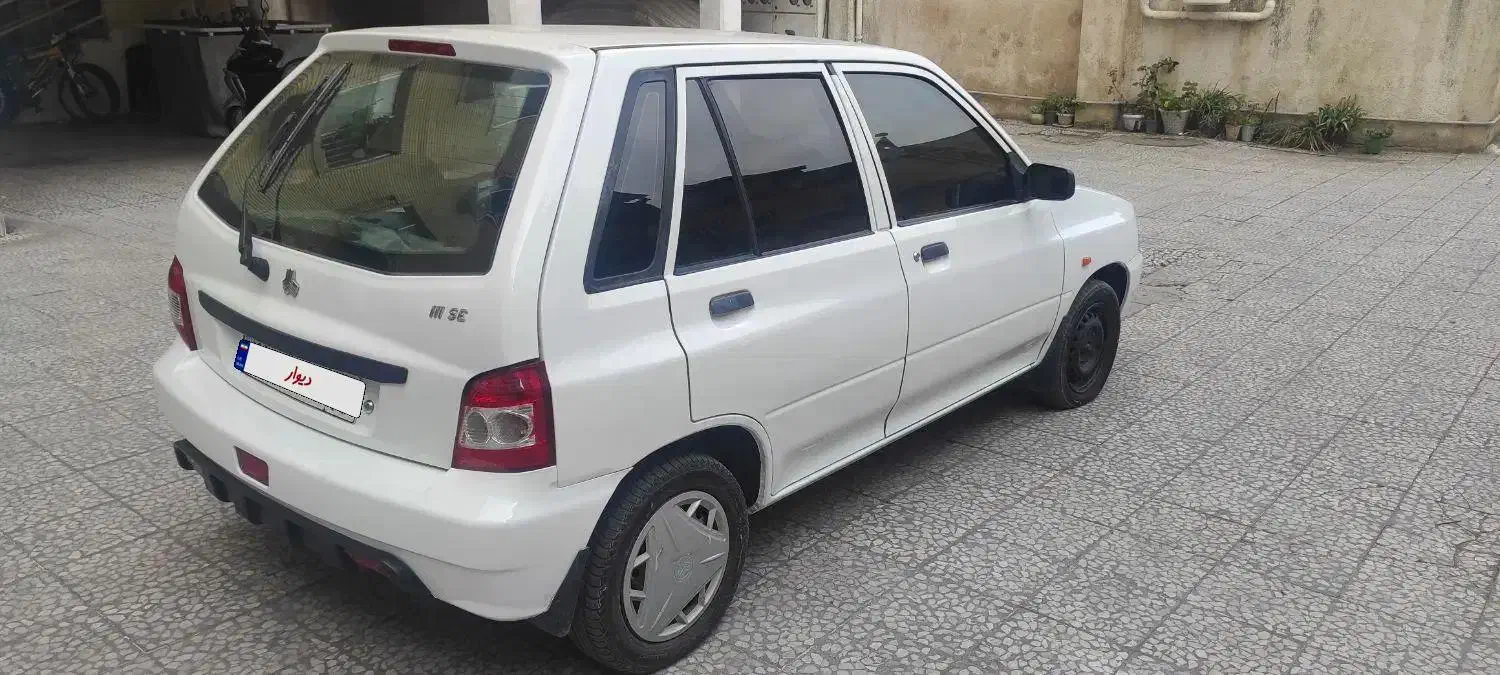 پراید ۱۱۱ سفید مدل ۹۷|خودرو سواری و وانت|رشت, سعدی (تختی)|دیوار