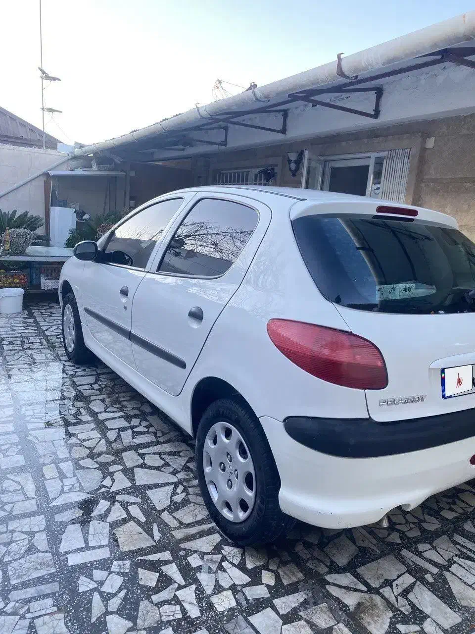 206 تیپ دو سفید مدل 89|خودرو سواری و وانت|قائمشهر, |دیوار