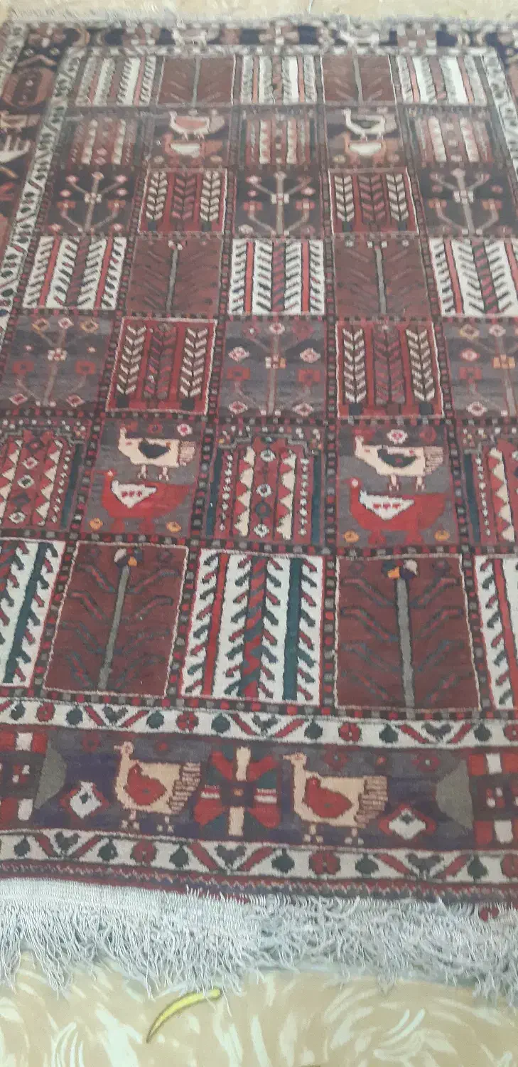 فرش قدیمی دستباف نجف آباد|فرش|اصفهان, عسگریه|دیوار