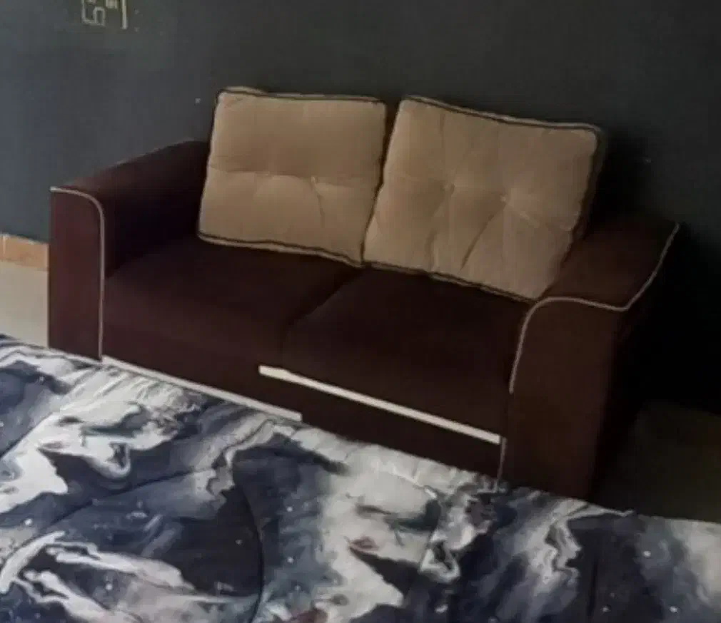 مبل راحتی ۷ نفره کرم قهوه ای|مبلمان خانگی و میز عسلی|رامجین, |دیوار