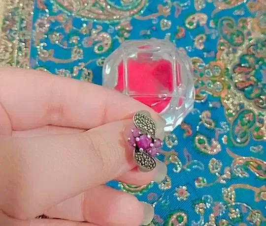 انگشتر نقره نگین یاقوت|جواهرات|کرمان, |دیوار