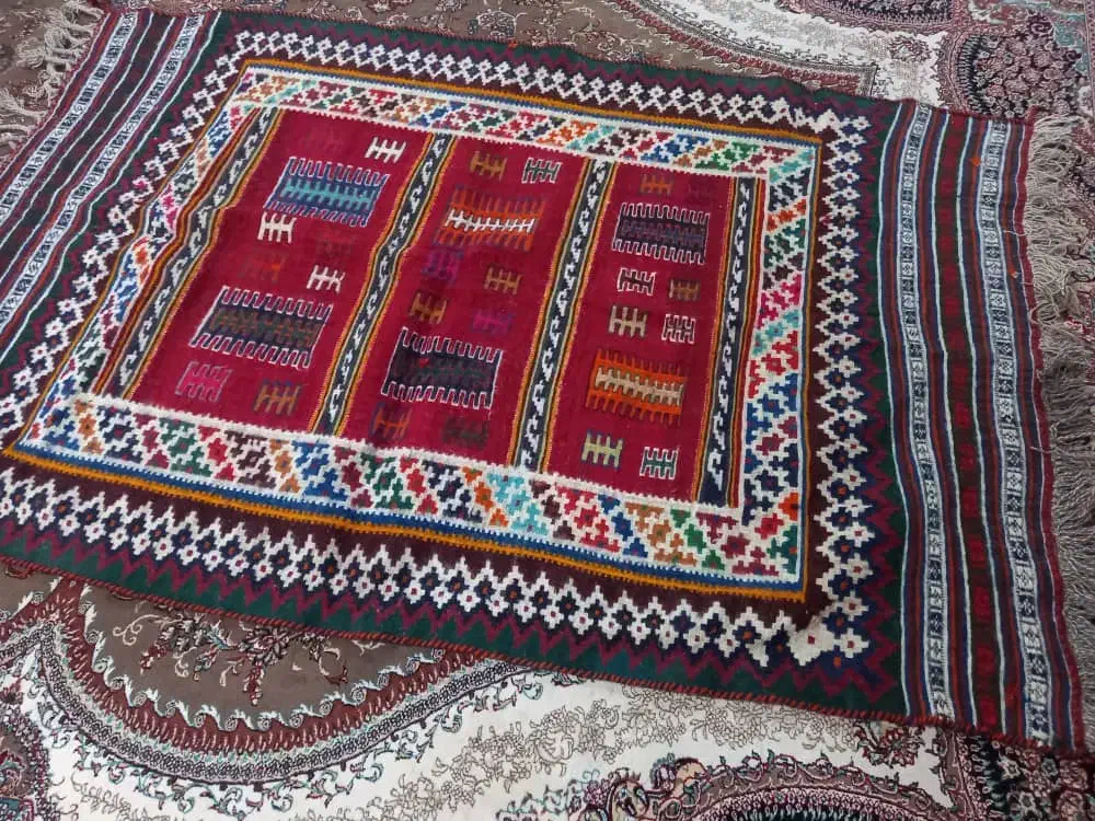 فروش گپه وگلیم قشقایی|گلیم، جاجیم، گبه|دوگنبدان, |دیوار