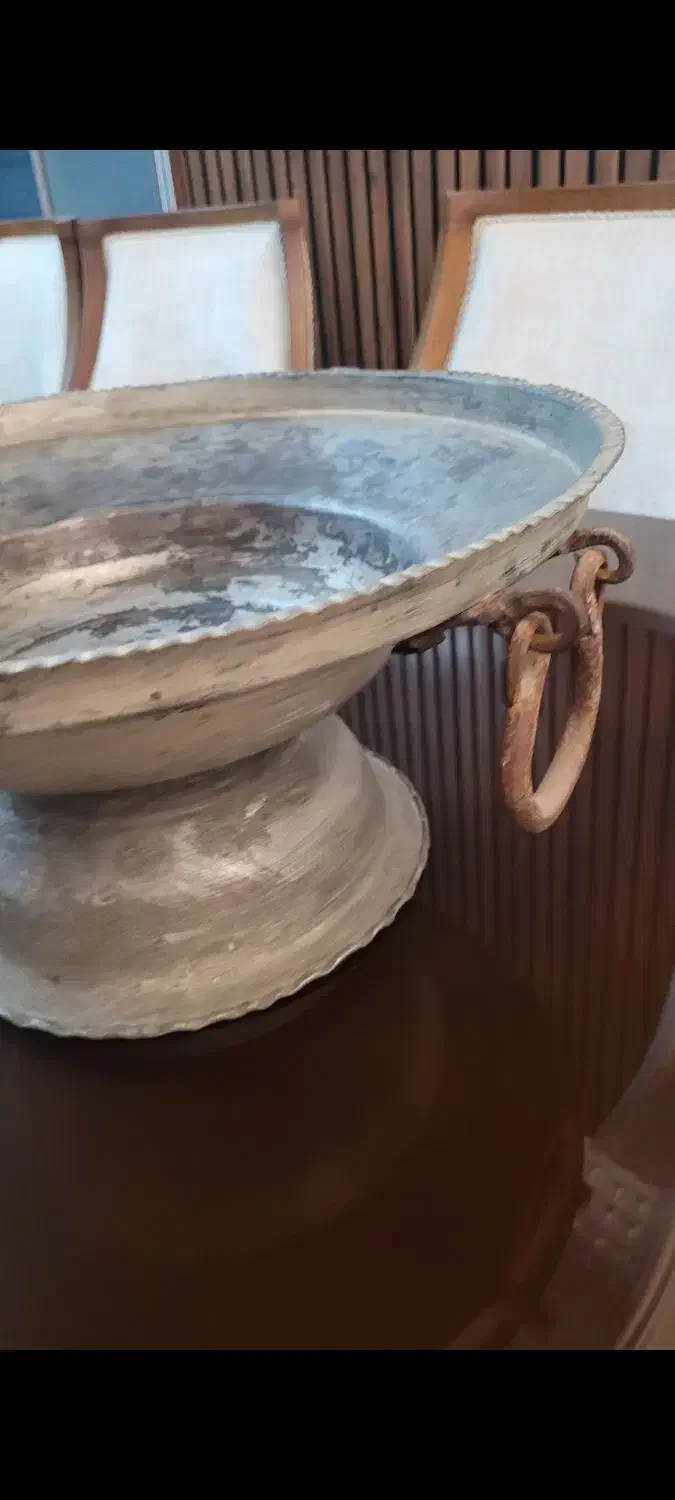 منقل مسی قدیمی|کلکسیون اشیاء عتیقه|رامسر, |دیوار