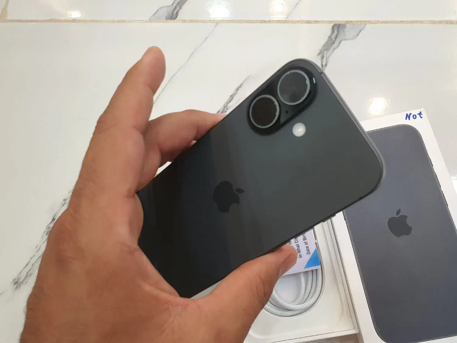 گوشی آیفن ۱۷ نرمال ۲۵۶ مشکی نو|موبایل|بانه, |دیوار