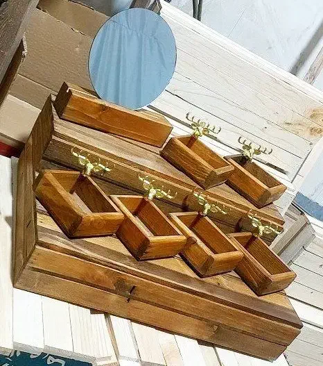 هفت سین چوبی|صنایع دستی و سایر لوازم تزئینی|رباط‌کریم, الارد|دیوار