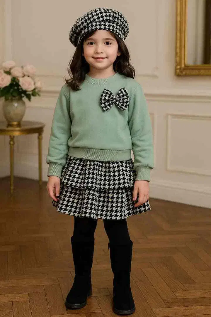 ست سه تکه بلوز دامن و کلاه|لباس|هشتگرد, هیو|دیوار