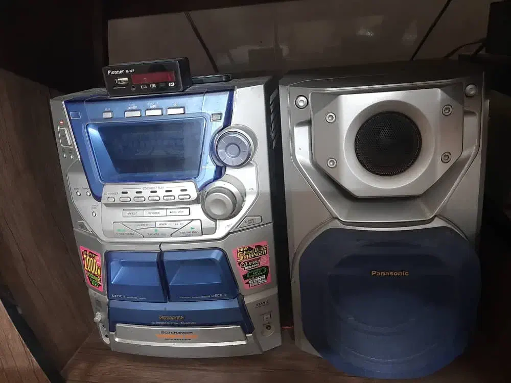 فروش ضبط پاناسونیک ۲۰۰۰ وات فلش خور|سیستم صوتی خانگی|آباده, |دیوار