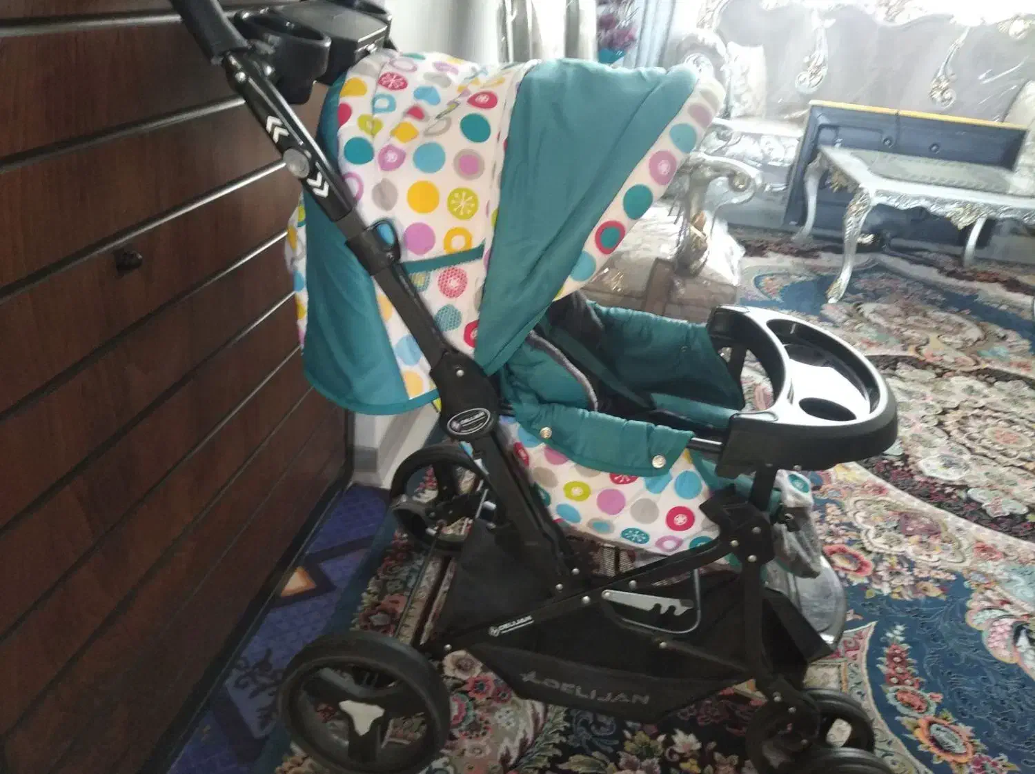 کالسکه و پشه بند گهواره نو برای سیسمونی|کالسکه و لوازم جانبی|ری, شهرک نظامی|دیوار