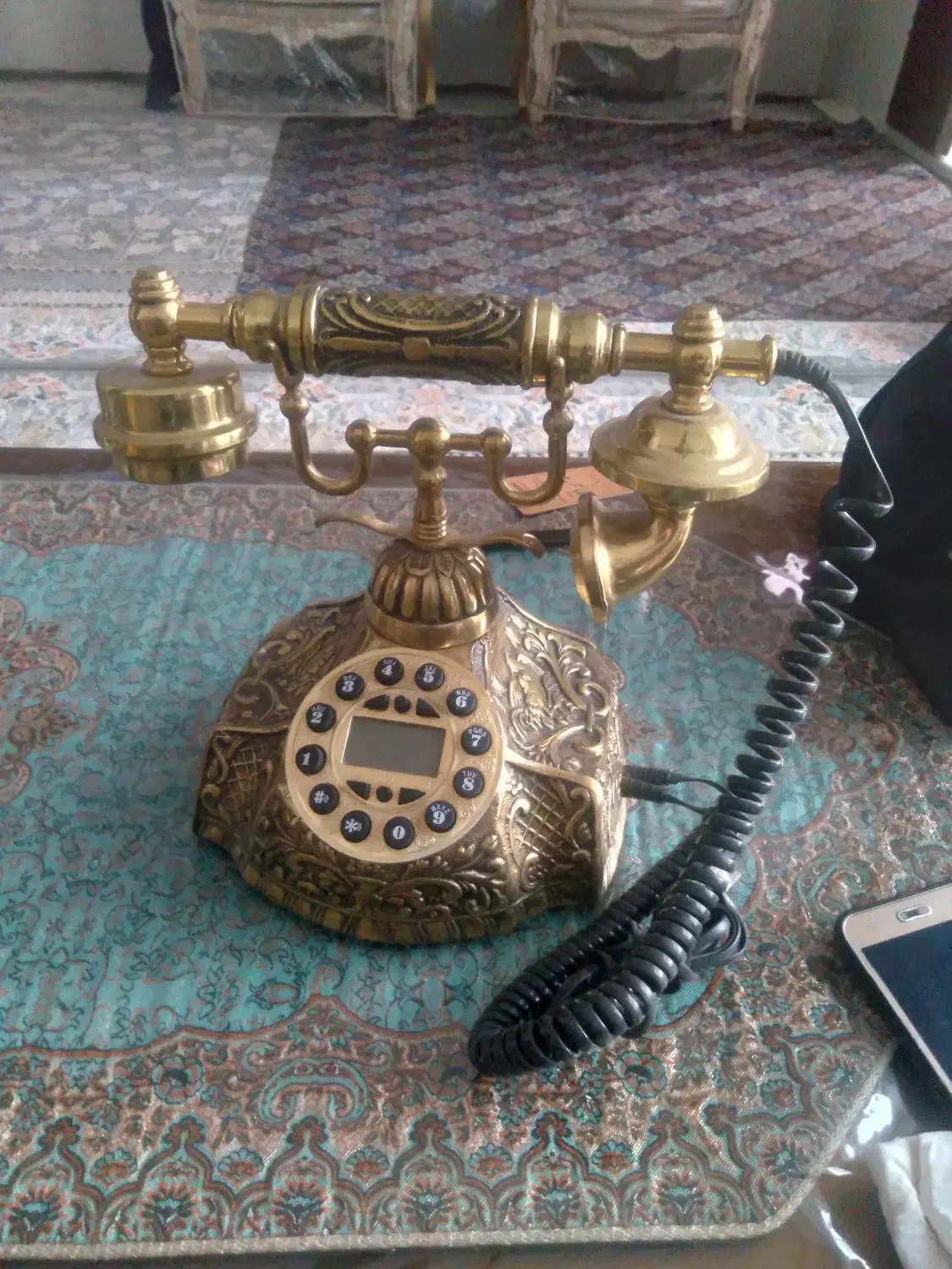 تلفن برنز|تلفن رومیزی|قم, نیروگاه|دیوار