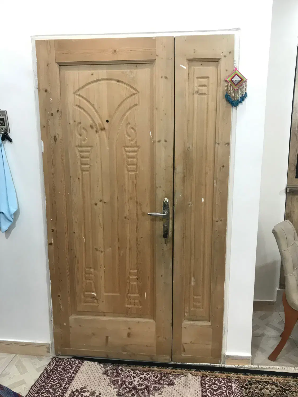 درب چوبی راش|مصالح و تجهیزات ساختمان|اسلام‌شهر, شهرک الهیه|دیوار