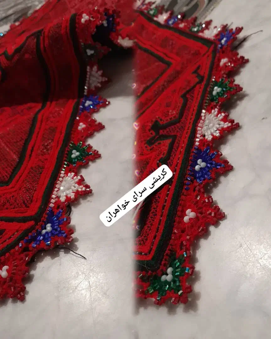 کریشی سرتوف تورتوف سر دل و دست بند  با قیمت مناسب|صنایع دستی و سایر لوازم تزئینی|خاش, |دیوار