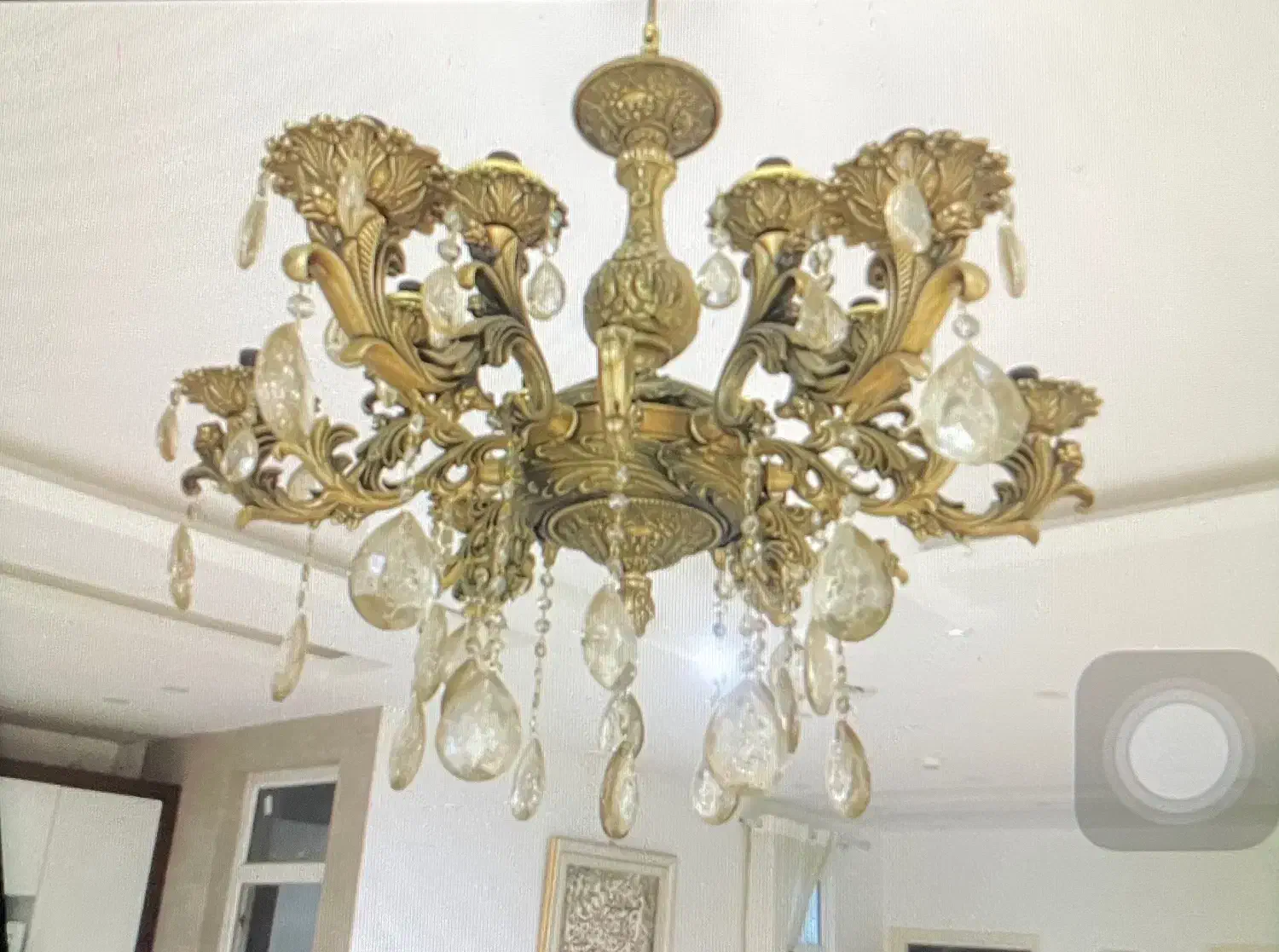 لوستر برنجی اصل|لوستر و چراغ آویز|اهواز, گلستان|دیوار