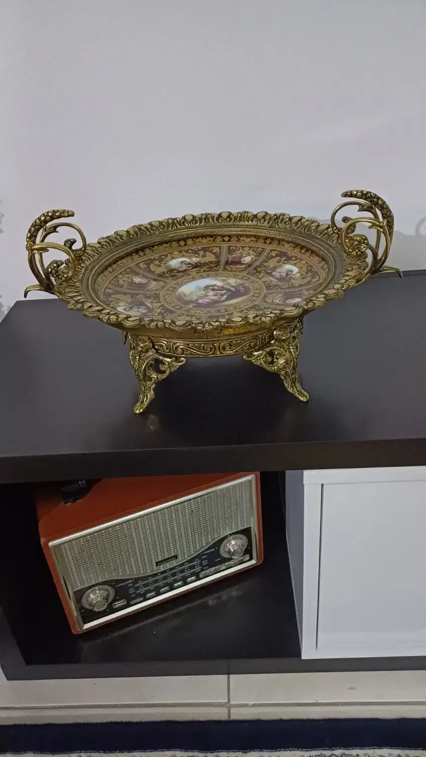 ظروف برنجی|ظروف سرو و پذیرایی|بهارستان, |دیوار