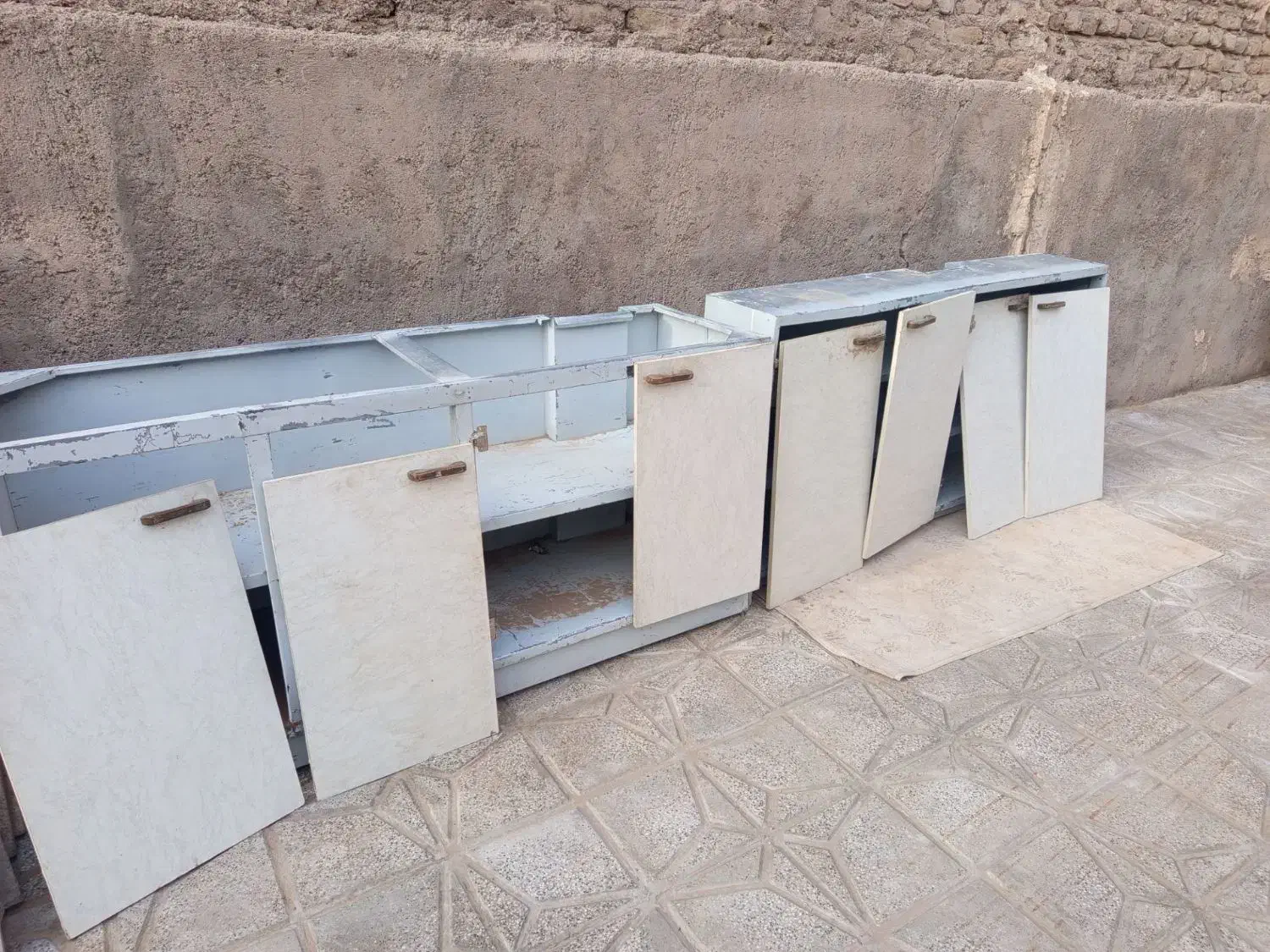 ۱۳ متر کابینت ام دی اف|آبچکان و نظمدهنده ظروف|تایباد, |دیوار