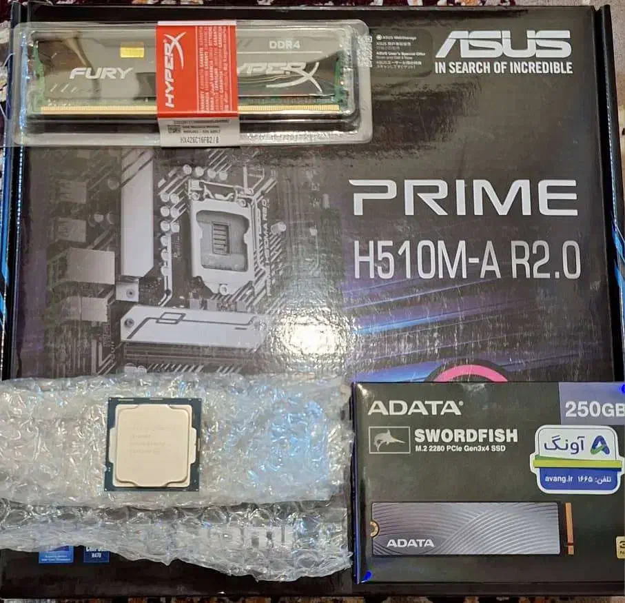 باندل مادربردوCPUوRAMوSSD m.2|قطعات و لوازم جانبی رایانه|قدس, شهرقدس|دیوار