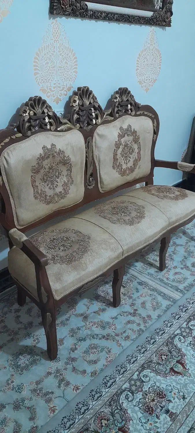 مبل سلطنتی|مبلمان خانگی و میز عسلی|سیلاخور, |دیوار