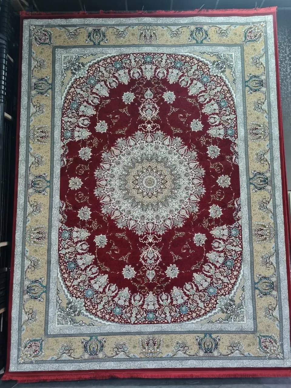 فرش طرح باغ گل تراکم 3000|فرش|دهدشت, |دیوار