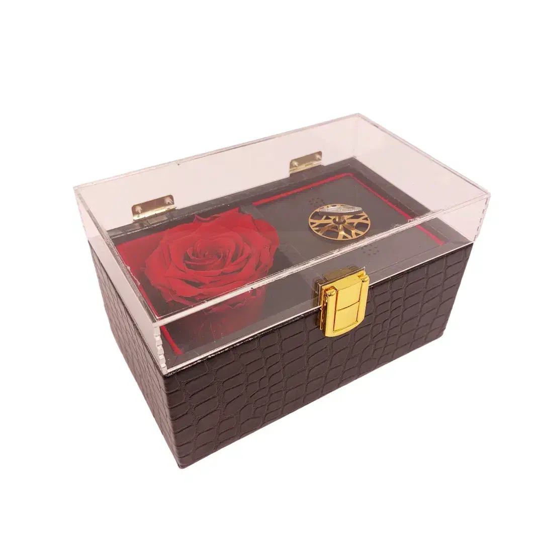 باکس گل جاودان مدل ترانه درب شیشه|گل و گیاه طبیعی|تهران, دولاب|دیوار