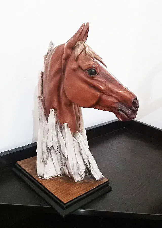 مجسمه اسب پلی استر|مجسمه، تندیس، ماکت|دامغان, |دیوار