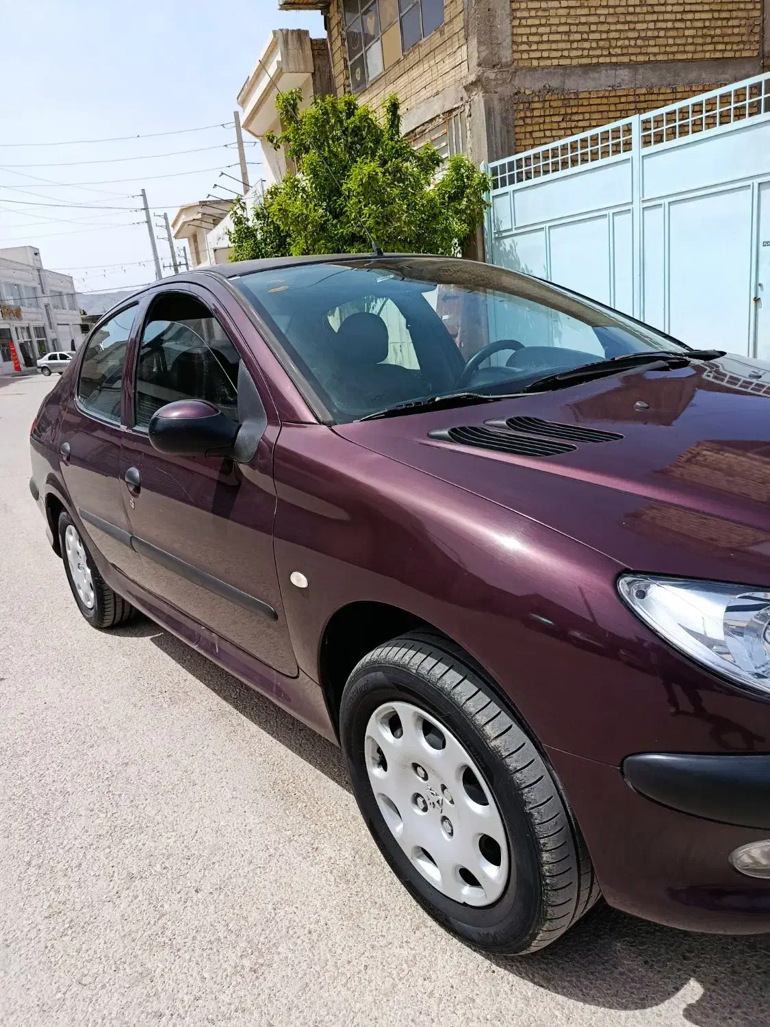 206sd tu5|خودرو سواری و وانت|شیراز, شیشه‌گری|دیوار