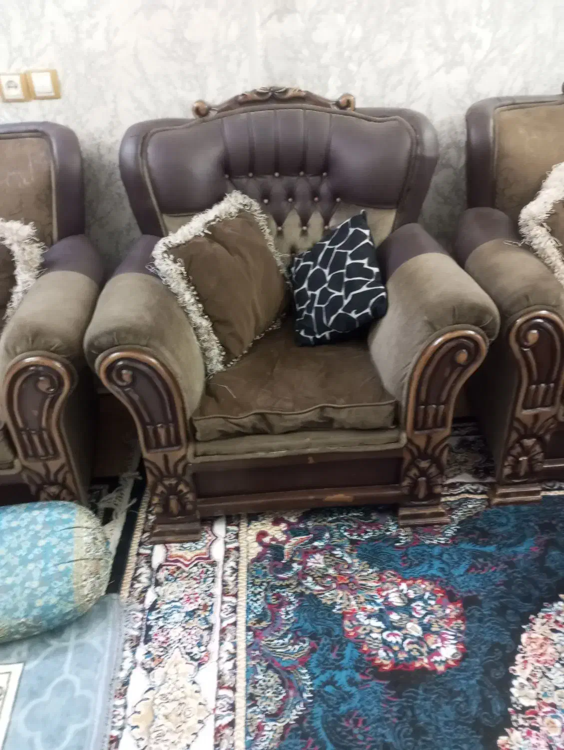 مبل هفت نفره|مبلمان خانگی و میز عسلی|بم, |دیوار