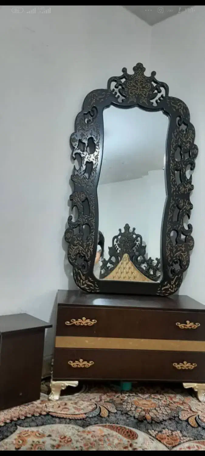 فروش سرویس خواب|تخت و سرویس خواب|شیراز, گود خزینه|دیوار